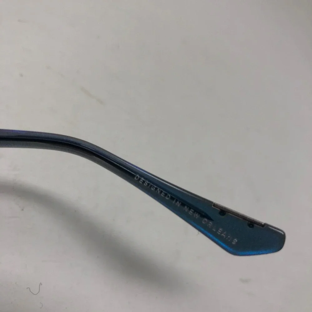 KREWE Collins Nylon Sunglasses Women OS Adult Grey Blue‎ Round Gradient Lens
